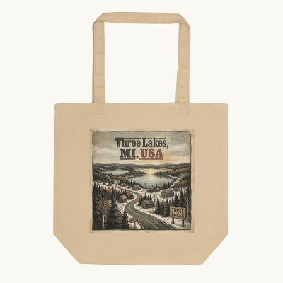 Three Lakes, MI Tote Bag