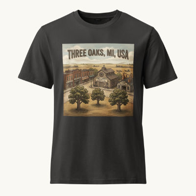 Three Oaks, MI Vintage Tee