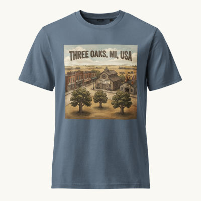Three Oaks, MI Vintage Tee