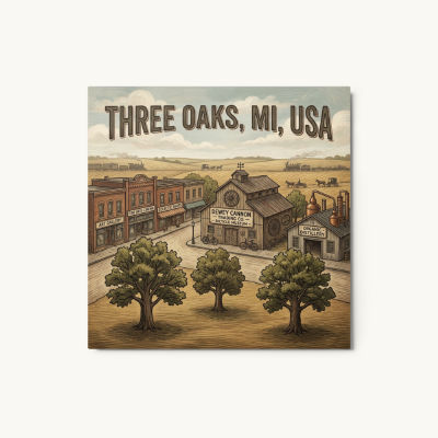 Three Oaks, MI Metal Print