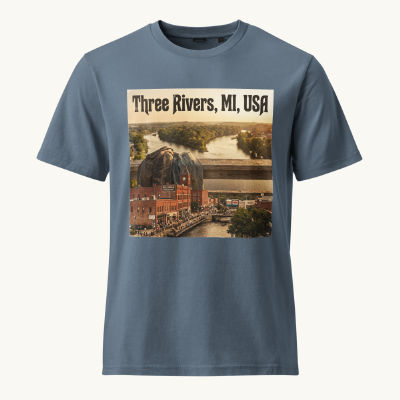 Three Rivers, MI Vintage Tee