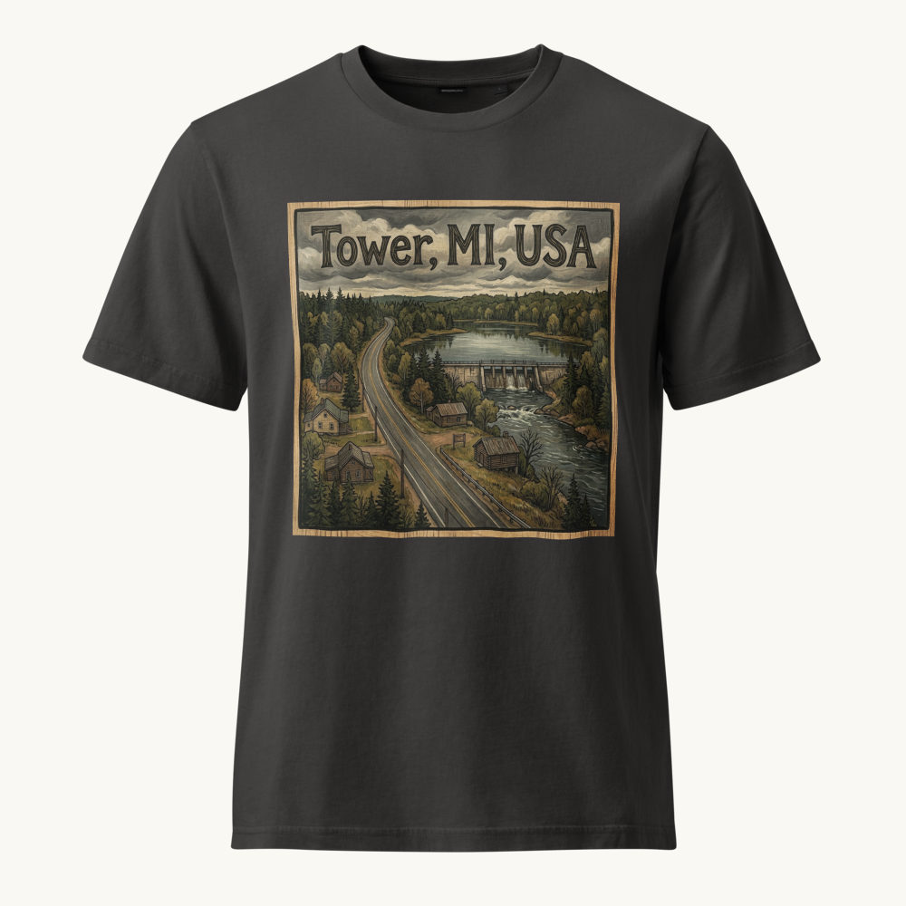 Tower, MI Vintage Tee