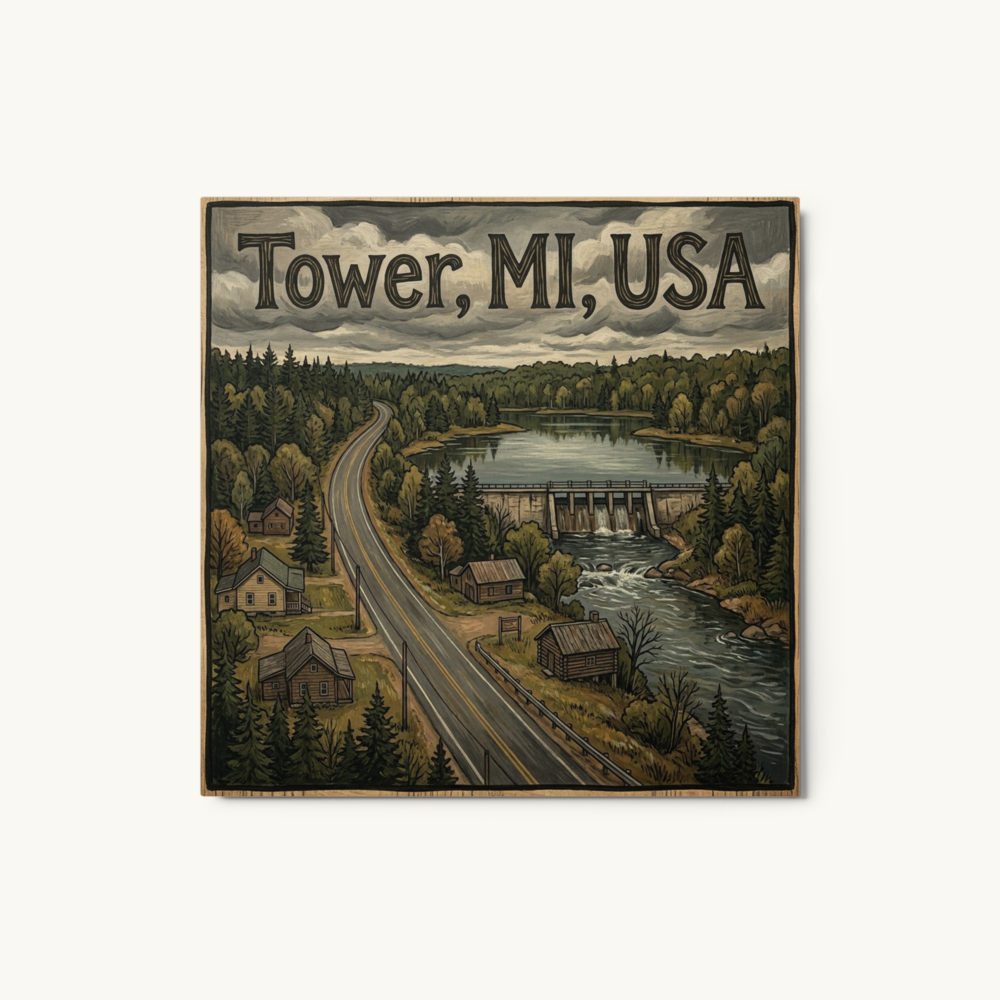 Tower, MI Metal Print
