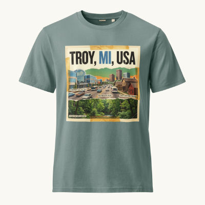 Troy, MI Vintage Tee