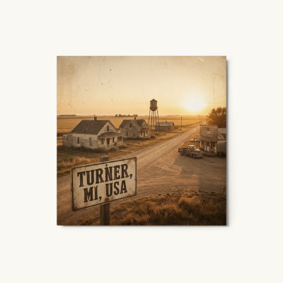 Turner, MI Metal Print