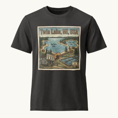Twin Lake, MI Vintage Tee