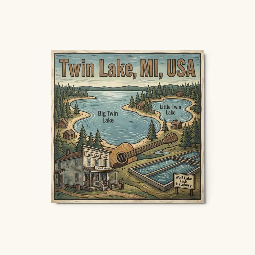 Twin Lake, MI Metal Print