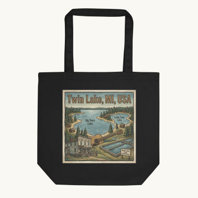 Twin Lake, MI Tote Bag