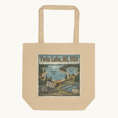 Twin Lake, MI Tote Bag