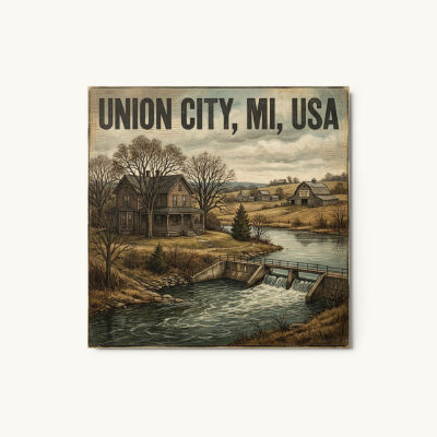 Union City, MI Metal Print