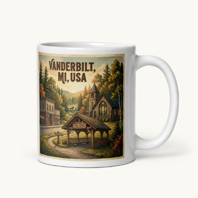 Vanderbilt, MI Coffee Mug