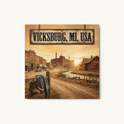 Vicksburg, MI Metal Print