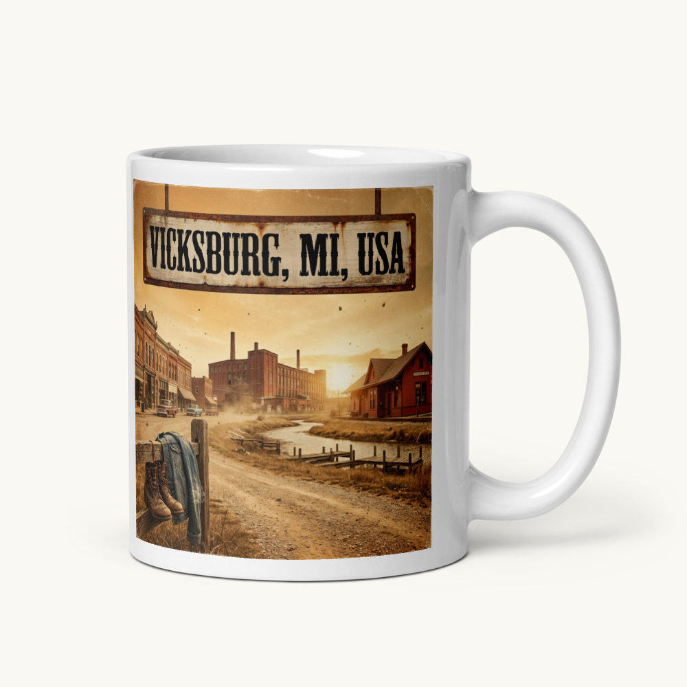 Vicksburg, MI Coffee Mug