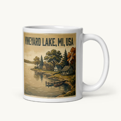 Vineyard Lake, MI Coffee Mug