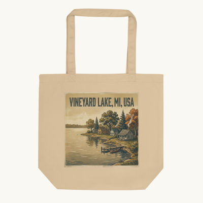 Vineyard Lake, MI Tote Bag