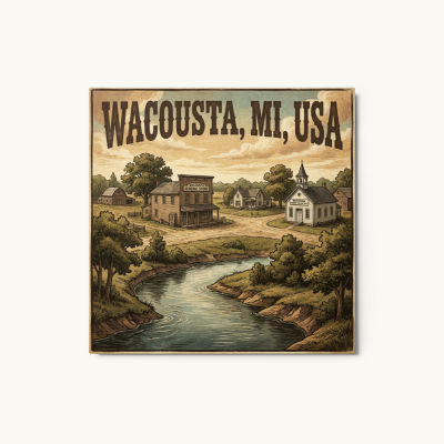Wacousta, MI Metal Print