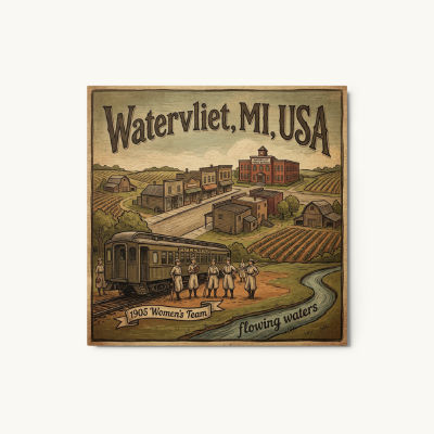 Watervliet, MI Metal Print