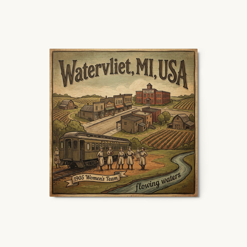 Watervliet, MI Metal Print