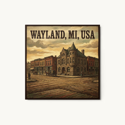 Wayland, MI Metal Print