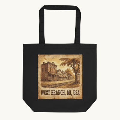 West Branch, MI Tote Bag