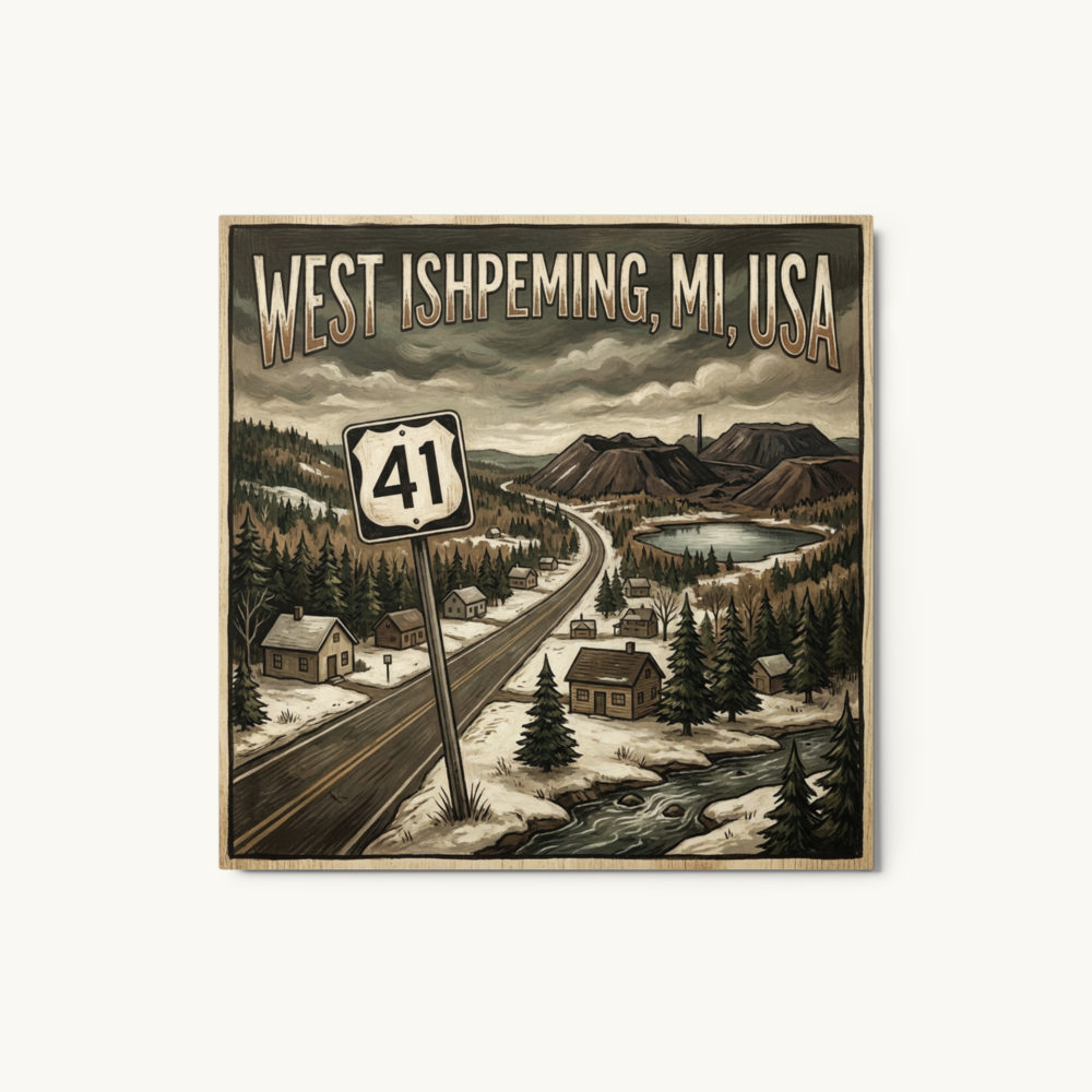 West Ishpeming, MI Metal Print