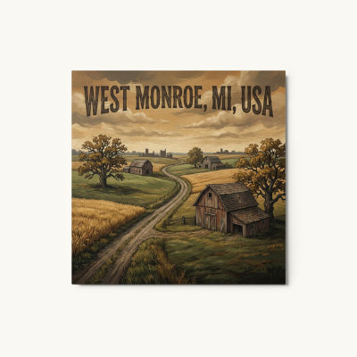 West Monroe, MI Metal Print