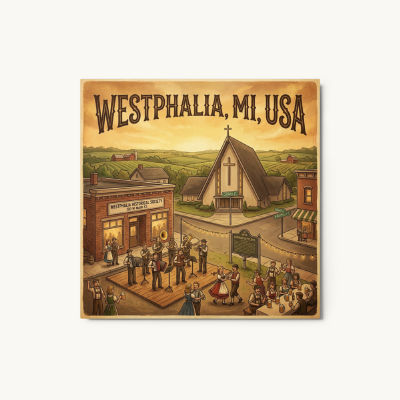 Westphalia, MI Metal Print