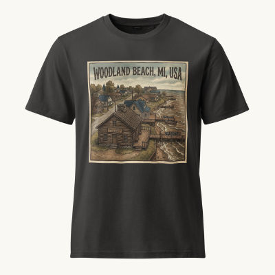 Woodland Beach, MI Vintage Tee
