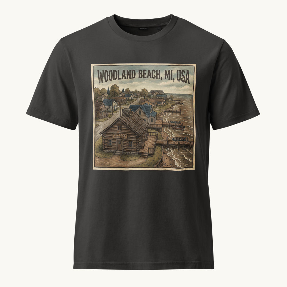 Woodland Beach, MI Vintage Tee
