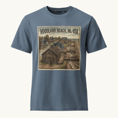 Woodland Beach, MI Vintage Tee