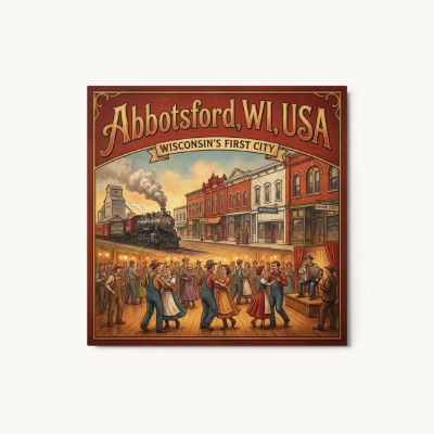 Abbotsford, WI Metal Print