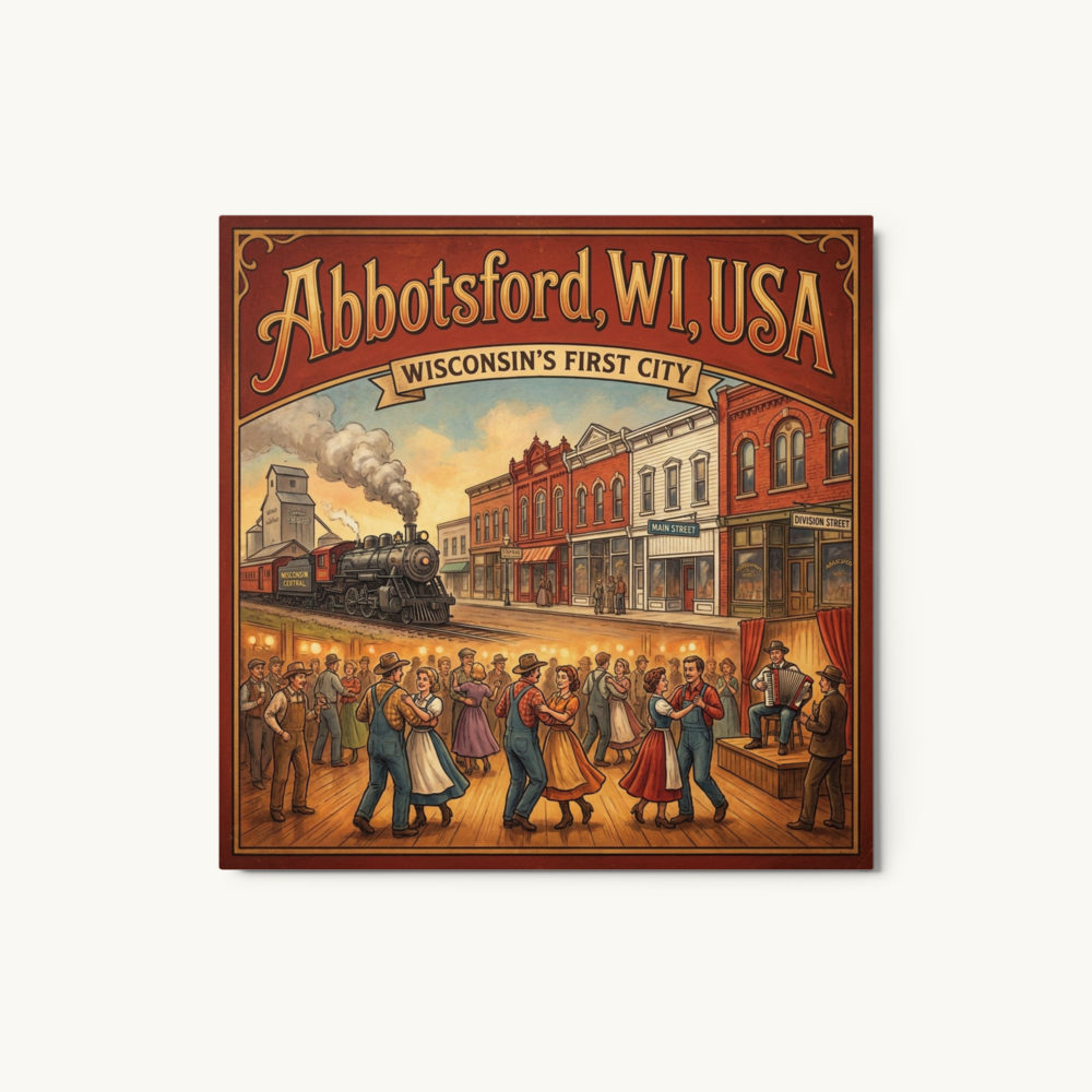 Abbotsford, WI Metal Print