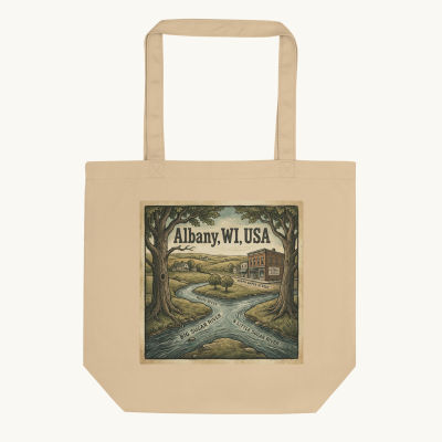 Albany, WI Tote Bag