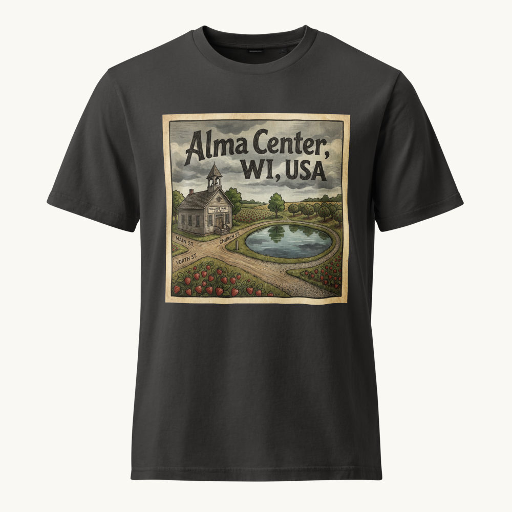 Alma Center, WI Vintage Tee
