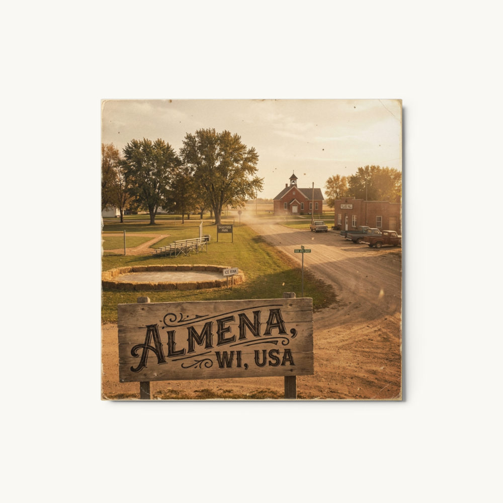 Almena, WI Metal Print