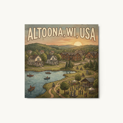 Altoona, WI Metal Print