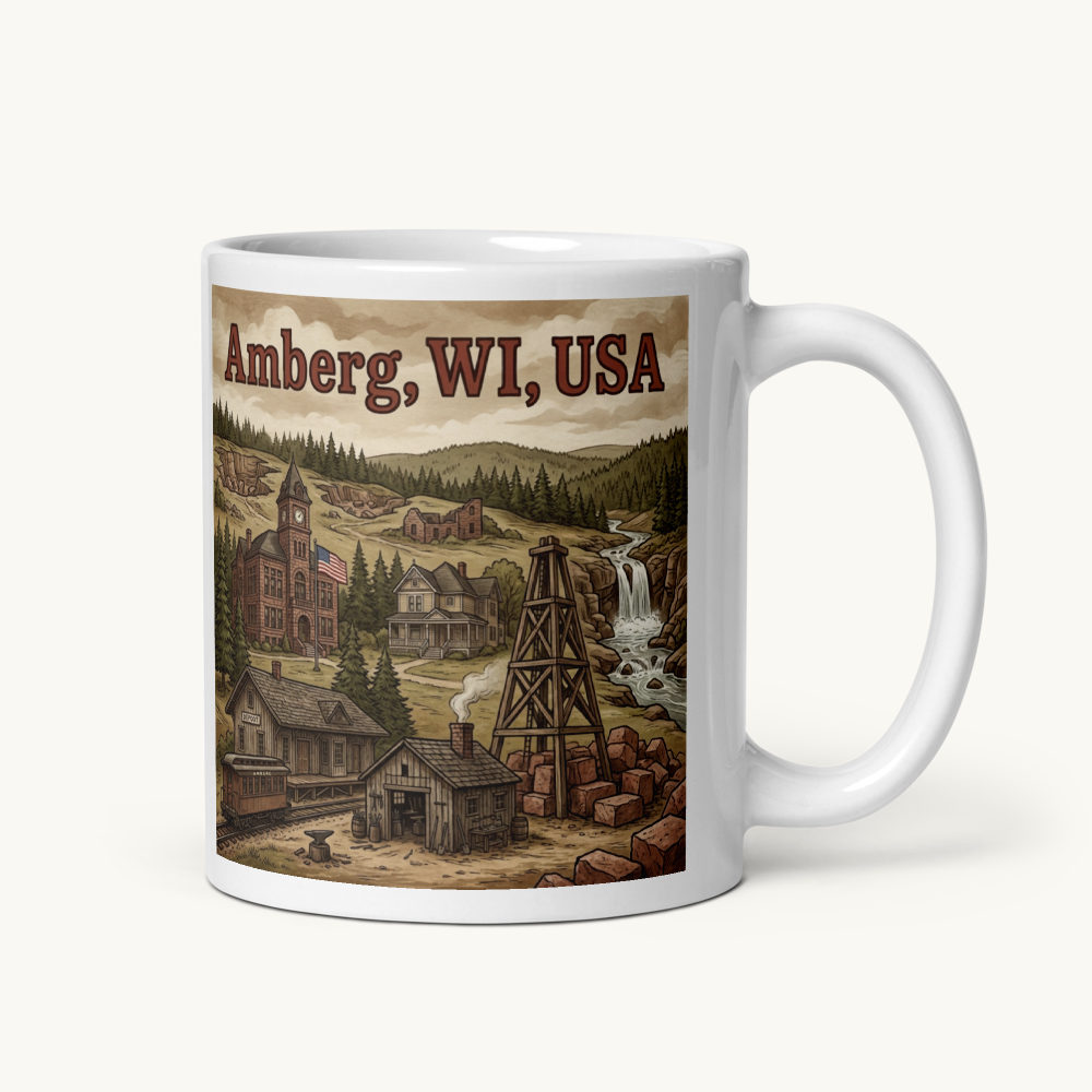 Amberg, WI Coffee Mug