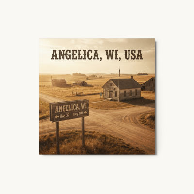 Angelica, WI Metal Print