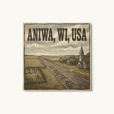 Aniwa, WI Metal Print
