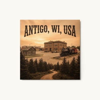 Antigo, WI Metal Print