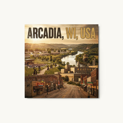 Arcadia, WI Metal Print