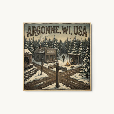 Argonne, WI Metal Print