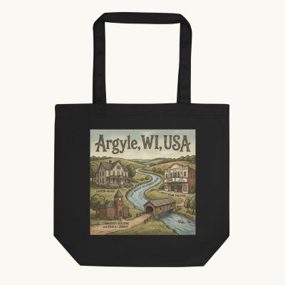 Argyle, WI Tote Bag