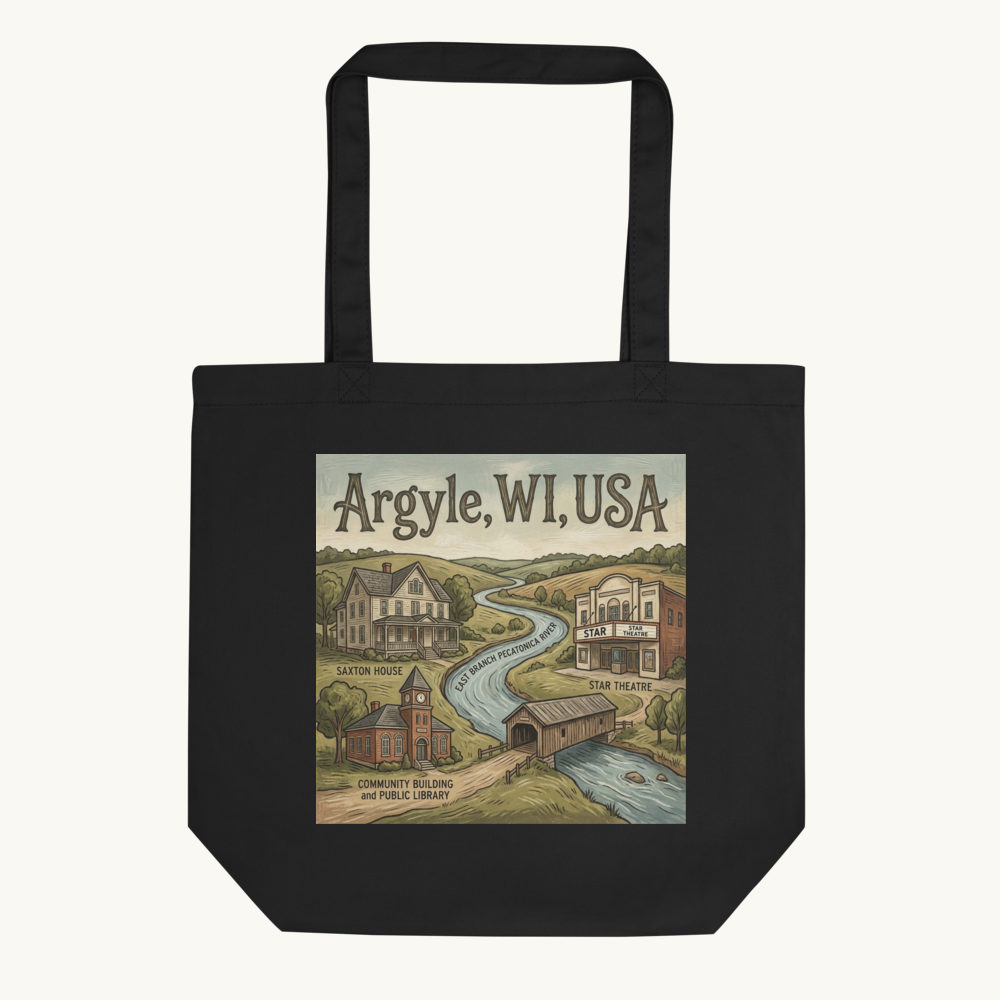 Argyle, WI Tote Bag