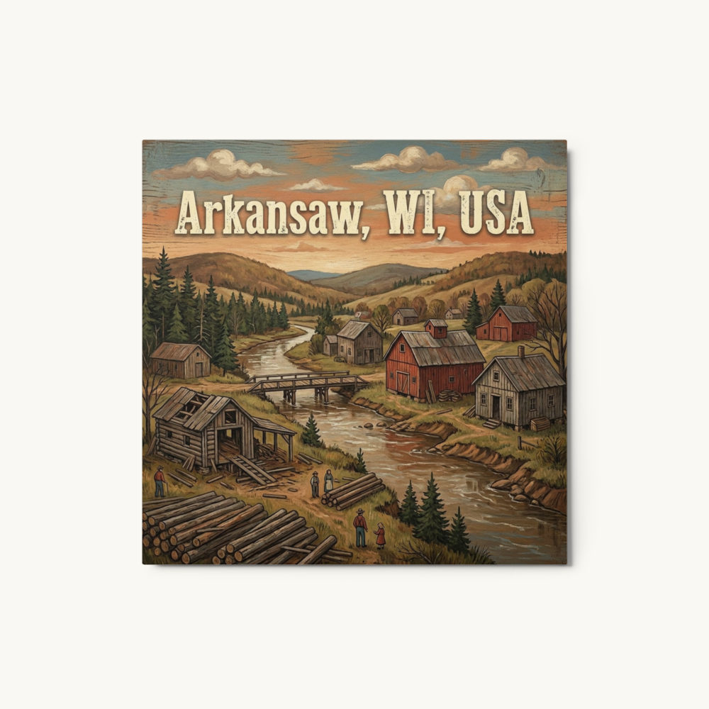 Arkansaw, WI Metal Print