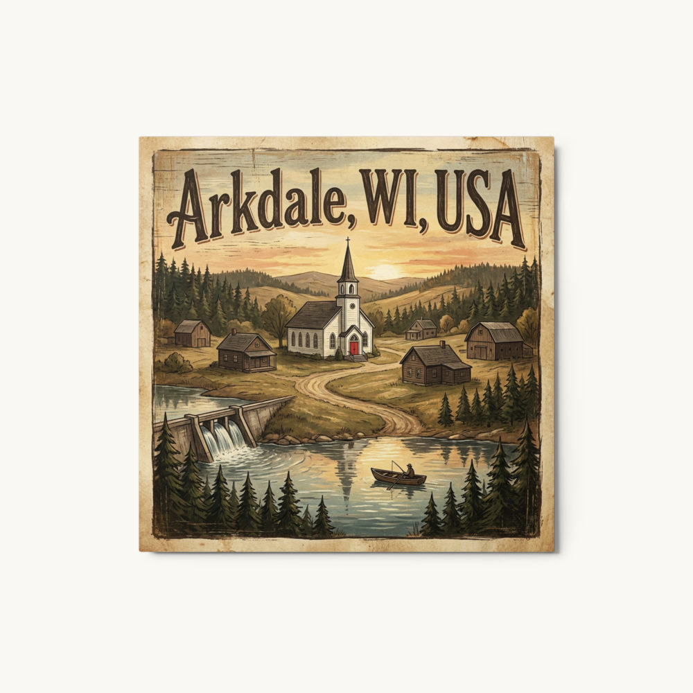 Arkdale, WI Metal Print