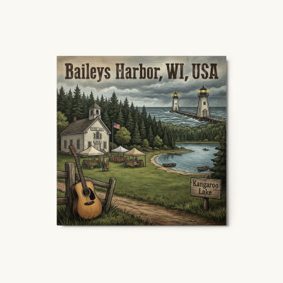 Baileys Harbor, WI Metal Print