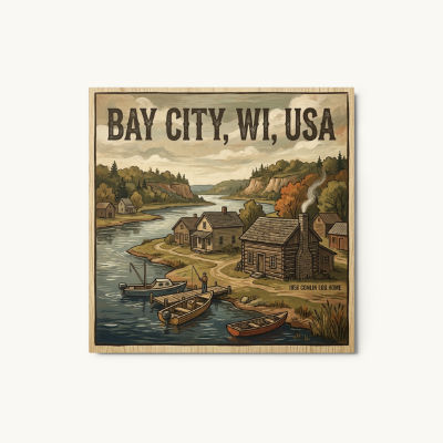 Bay City, WI Metal Print