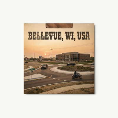 Bellevue, WI Metal Print