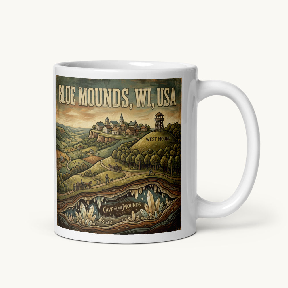 Blue Mounds, WI Coffee Mug